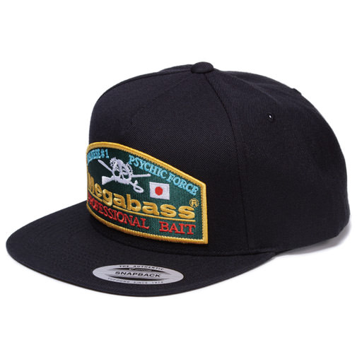 Megabass Trucker Hat Throwback Snapback ブラック
